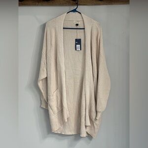 Target Women's Beige Open-Front Cardigan